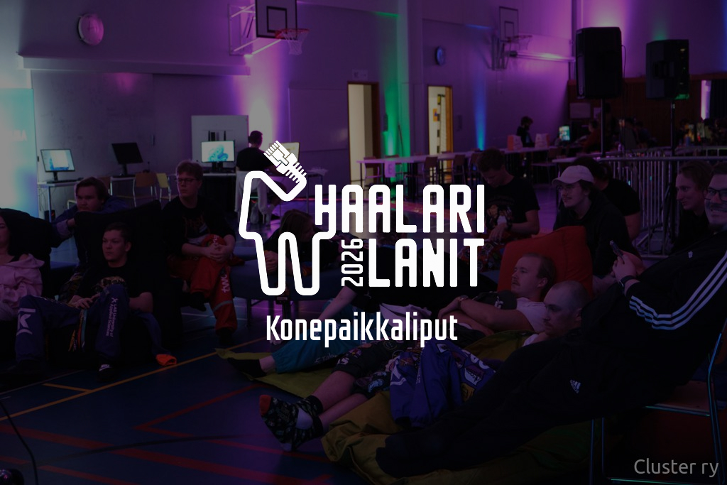 Haalarilanit 2026 konepaikkalippu
